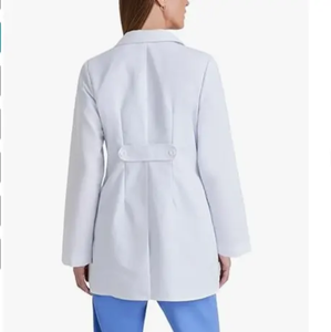 Camice da laboratorio in saia da donna bianco e resistente allo sbiancamento traspirante per donne <span class=keywords><strong>dentista</strong></span> - Product Image 4