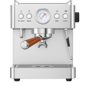 थोक नए डिजाइन वाणिज्यिक छोटे अर्ध स्वचालित दोहरी पंप दोहरी बॉयलर एस्प्रेसो मशीन पेशेवर कॉफी अनुभव - Product Image 1
