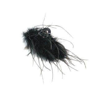 Nouvelle Arrivée Pinces à Cheveux Artisanales en Plumes d'Autruche Synthétiques 11cm pour Coiffures Tendance au Niveau de la Nuque - Vente en Gros Luxe pour Cheveux - Product Image 4