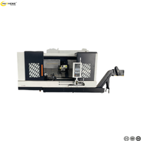 Mini tour en métal 5 axes CKD750-1000, machine-outil de tournage, tour de fraisage CNC, tour CNC hydraulique