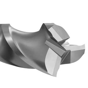 KRINO - 240090600 HSS-CO 8% Fraises à trois cannelures avec queue Weldon série courte-EAN 8014249403319 DRILL BITS - Product Image 4