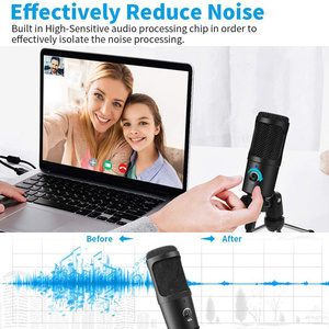 <span class=keywords><strong>Fifine</strong></span> Technology <span class=keywords><strong>USB</strong></span> คอนเดนเซอร์พอดคาสต์ไมโครโฟนขาตั้งสำหรับเล่นเกม/บันทึก/สตรีมมิ่ง/อุปกรณ์ Vlog - Product Image 6