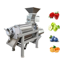 DZJX Presse-agrumes industriel à spirale pour fruits concassés / Extracteur de jus d'orange / Machine à jus à vis pour légumes concassés - Vente chaude