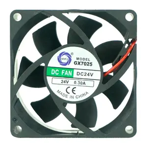 GX7025 24VDC 0.3A 70x70x25mm Axial Flow Fan Big Air Flow And Lower Noise Cooling Brushless Fan Charger Small Fan