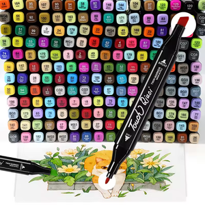 Günstiges Set von 60-262 Farbe Twin Double Tip Art Zeichnung Skizze Alkohol basierte Graffiti Farbe Permanent Marker - Product Image 2