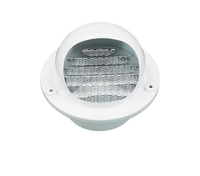 Hotte d'aération extérieure industrielle en aluminium pour mur extérieur, capot de protection contre l'eau, aérateur d'air
