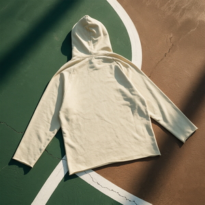Sudadera con Capucha Vintage para Hombre, Estilo Urbano, Color Beige, Manga Raglán, Estampado <span class=keywords><strong>TOPRUNNER</strong></span> con Retrato, Globo y Corazón, Bajo sin Rematar, Estilo Hip Hop - Product Image 6