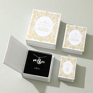 Nuovo classico creativo Stock Book a forma di anello magnetico collana orecchino ciondolo gioielli scatola di imballaggio - Product Image 2