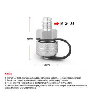 Valve de vidange de carter d'huile Getitall en alliage d'aluminium M12 M14 à dégagement rapide, outil de réparation automobile - Product Image 3
