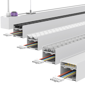 Led Treo Hình Chữ Nhật Tuyến Tính Chiếu Sáng 36W 60W Thương Mại Điều Khiển Không Dây Lưới Tản Nhiệt Tuyến Tính Ánh Sáng Cho Trung Tâm Mua Sắm Siêu Thị - Product Image 5