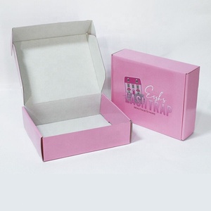 Box Cartoon Shipping Packaging Boxes Custom Logo Wholesale Custom Corrugated Box Packaging Cartoon Box Foldable Clothing Mail Box