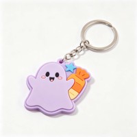 Produits promotionnels publicitaires, porte-clés en caoutchouc personnalisé, porte-clés en PVC souple avec logo personnalisé, porte-clés mignon