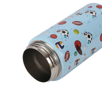 Gobelet isotherme à sublimation 350 ml (12 oz) avec couvercle rabattable, en acier inoxydable, pour enfants, bouteille d'eau, personnalisable par sublimation