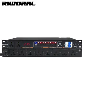 AS810 8 sorties 30A Audio Power Conditioner Power Sequencer Controller Power Sequencer avec interrupteur d'air séparé USB