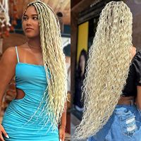 Extensions per capelli sintetici all'ingrosso per riparazione, modellatura e intrecciatura: Locs, Twists, Braids, Soft Curl Wave, Twist, Crochet, Loose Deep Wave, Hair Bundles