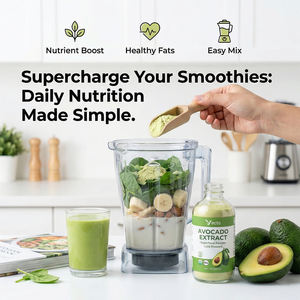 ผงสารส<span class=keywords><strong>ก</strong></span>ัดสมุนไพรอะโวคาโดธรรมชาติ โพลีฟีนอลอะโวคาโดที่มีปริมาณ<span class=keywords><strong>สูง</strong></span> <span class=keywords><strong>กรด</strong></span>โอเลอิ<span class=keywords><strong>ก</strong></span> สารต้านอนุมูลอิสระ บำรุงผิว ช่วยดูแลสุขภาพหัวใจและหลอดเลือด - Product Image 4