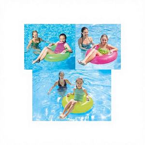 Flotador de Seguridad para Bebés Shiny Donut con Asa de 76 cm, Modelo IS59258, Bomba No Incluida, 1 Pieza - Product Image 1