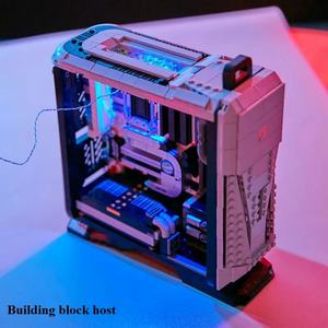 Série de blocs de construction de PC de jeu les plus vendus, modèles créatifs d'hébergement de PC, jouets de puzzle en briques, emballés en gros, OEM - Product Image 2