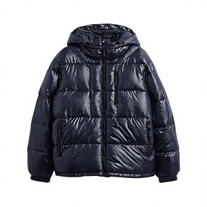 Veste matelassée pour homme, résistante, protection contre le froid extrême en hiver, isolée thermiquement, à capuche, pour le travail en extérieur, durable, chaude - Product Image 1