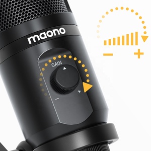 MAONO Recording Microphone With Microphone Gain Microfon With Tripod - Product Image 4