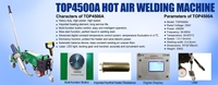 Machine de soudage robuste TOP4500A TOP4500B PVC TPO à membrane d'étanchéité pour toits et bâches