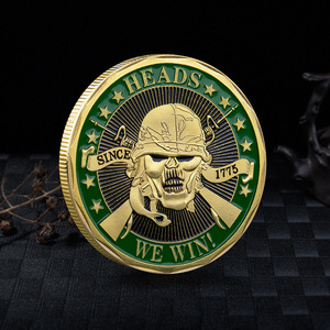 Monete Commemorative Sfida <span class=keywords><strong>Testa</strong></span> o Coda, Oro e Argento, con Teschi, <span class=keywords><strong>Testa</strong></span> e Coda, Vincita o Sconfitta - Product Image 2