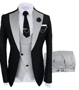 Costume de styliste à revers pour homme