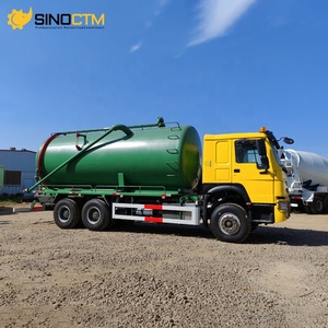 Camion d'aspiration des eaux usées Sinotruk 6X4 20CBM Diesel Howo 400hp Manuel à haute pression <span class=keywords><strong>pour</strong></span> le vidage des fosses septiques - Product Image 4