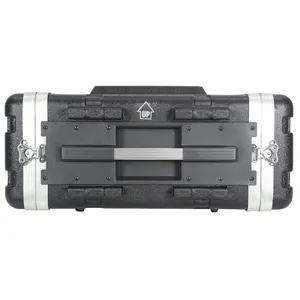 Impermeabile e protezione solare facile da trasportare amplificatore per microfono wireless dj flight case in plastica 4U