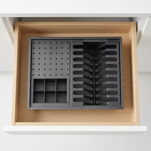 Nouveau design 2026, évier carré en acier inoxydable 304 NANO BLACK, fait main, avec égouttoir à vaisselle intégré - Product Image 6
