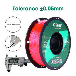 High Quality 1.75mm & 2.85mm TPU <b>3D</b> <b>Printer</b> Filament Smooth Printed Direct Factory Manufacture 1kg Net Weight MOQ 5kg - Product Image 4