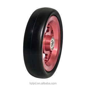 Hochwertige Industrielle Rollstuhl- und Fahrzeugrollen 5 Zoll PU-Schaumräder Geräuscharm Hohe Tragfähigkeit Einzelrad - Product Image 5