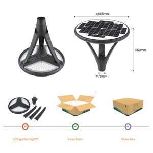 Lumière <span class=keywords><strong>solaire</strong></span> imperméable élégante de jardin d'extérieur-résistant aux intempéries, idéal pour éclairer les jardins, les cours et les zones paysagères - Product Image 4
