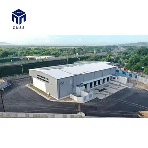 Low-Cost Prefabricated Steel Structure Light Metal Warehouse Building With Onsite Training And Welding Punching Services