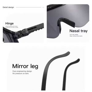 แว่นกันแดดกีฬาปั่นจักรยาน Imaiwill Felix-255 2025 UV400 ป้องกันลม วัสดุ PC รับทำโลโก้ สำหรับกิจกรรมกลางแจ้ง โปรโมชั่นทุกฤดูกาล ขายส่ง - Product Image 3