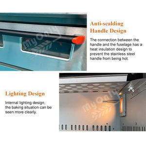 Elettrico Full Size Heavy Duty Premium 2 scrivania 6 vassoi 3 strati 9 vassoi <span class=keywords><strong>forno</strong></span> a Gas da <span class=keywords><strong>forno</strong></span> per <span class=keywords><strong>pasticceria</strong></span> 10 - Product Image 6