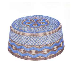 Chapeau de prière tricoté pour homme, léger et respirant, en maille, casquette islamique pour l'été et le printemps, pour la prière religieuse, la mosquée, l'usage quotidien - Product Image 1