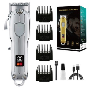 Cortadora de Pelo Eléctrica con Pantalla LCD, Motor sin Escobillas, Cuerpo Metálico, Modelo Recargable, Herramienta Profesional para Corte de Pelo - Product Image 2