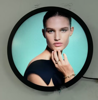 Layar LCD TFT Bentuk Lingkaran 23,6 inci Terbaik untuk Signage Digital Periklanan