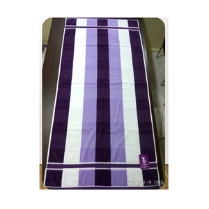 Modern Striped Terry <b>Towels</b> Using 100% Cotton And Recycled Yarn Designed <b>For</b> Durable Use And Cozy Bathroom Comfort - Product Image 3