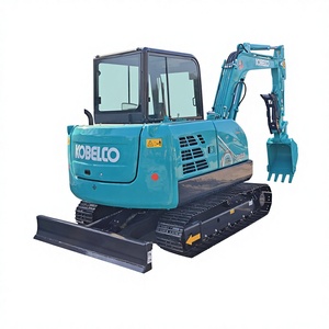 Kobelco SK60-10 Mini Digger Used Excavator Machine 6 Ton 35.5KW Engine Gearbox Bearing Pump Japan 0.2m <b>Bucket</b> Capacity - Product Image 1