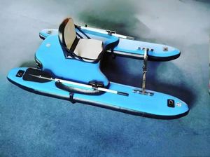 Barco de pesca individual Plataforma de Lago portátil de doble casco - Product Image 4