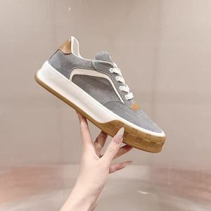 Men's Evergreen Spring/Summer Fashion Trend Breathable Retro Chunky Shoes luxury designer Suede Denim Panel Court Sneakers - Product Image 5