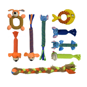 Jouets en corde pour animaux de compagnie Kangdarpet, résistants aux morsures, pour le nettoyage dentaire, en polypropylène, pour jouer en intérieur et en extérieur - Product Image 1