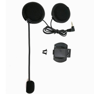Auriculares Bluetooth para motocicleta, accesorios para auriculares, micrófono, auriculares con cable para casco de motocicleta V4/V6, intercomunicador AUX3.5mm - Product Image 2