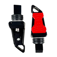 Repose-pieds arrière pour passager de moto, en alliage d'aluminium, universels, 8 couleurs, installation facile, antidérapants, accessoires de modification