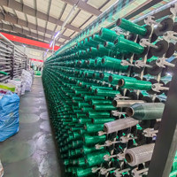 Machine automatique de tissage et d'étirement de filets de pêche Raschel pour la pêche commerciale en haute mer, machine de fabrication de sacs en filet PP