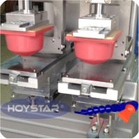 Machine d'impression tampon 2 couleurs pour tissus, cadran de montre et bouchons de bouteille