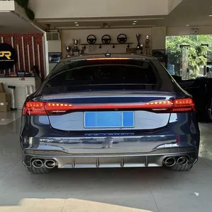 StarNav Pour A7 S7 C8 2019-2024 Diffuseur de pare-chocs arrière de voiture, Spoiler, Protection inférieure, Plaque de repositionnement, Accessoires de kit carrosserie - Product Image 3