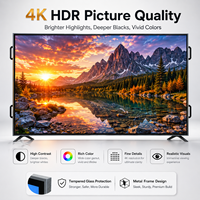 Venta al por Mayor de Televisores Inteligentes Android 4K de 85 y 100 Pulgadas, Pantalla Grande LED, Proveedor de Fábrica para Importadores y Proyectos en Todo el Mundo